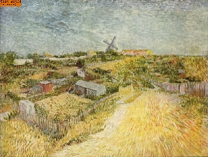 Blick auf den Montmartre nach van Gogh